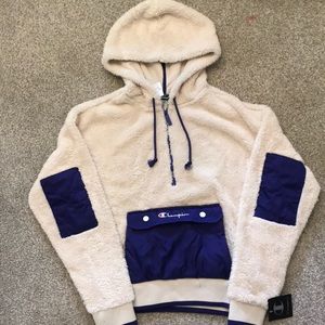 Champion fuzzy sweatshirt